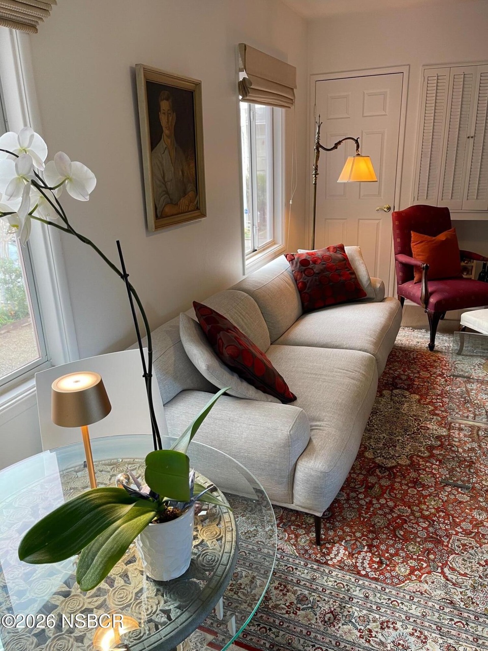 Interior of the front residence